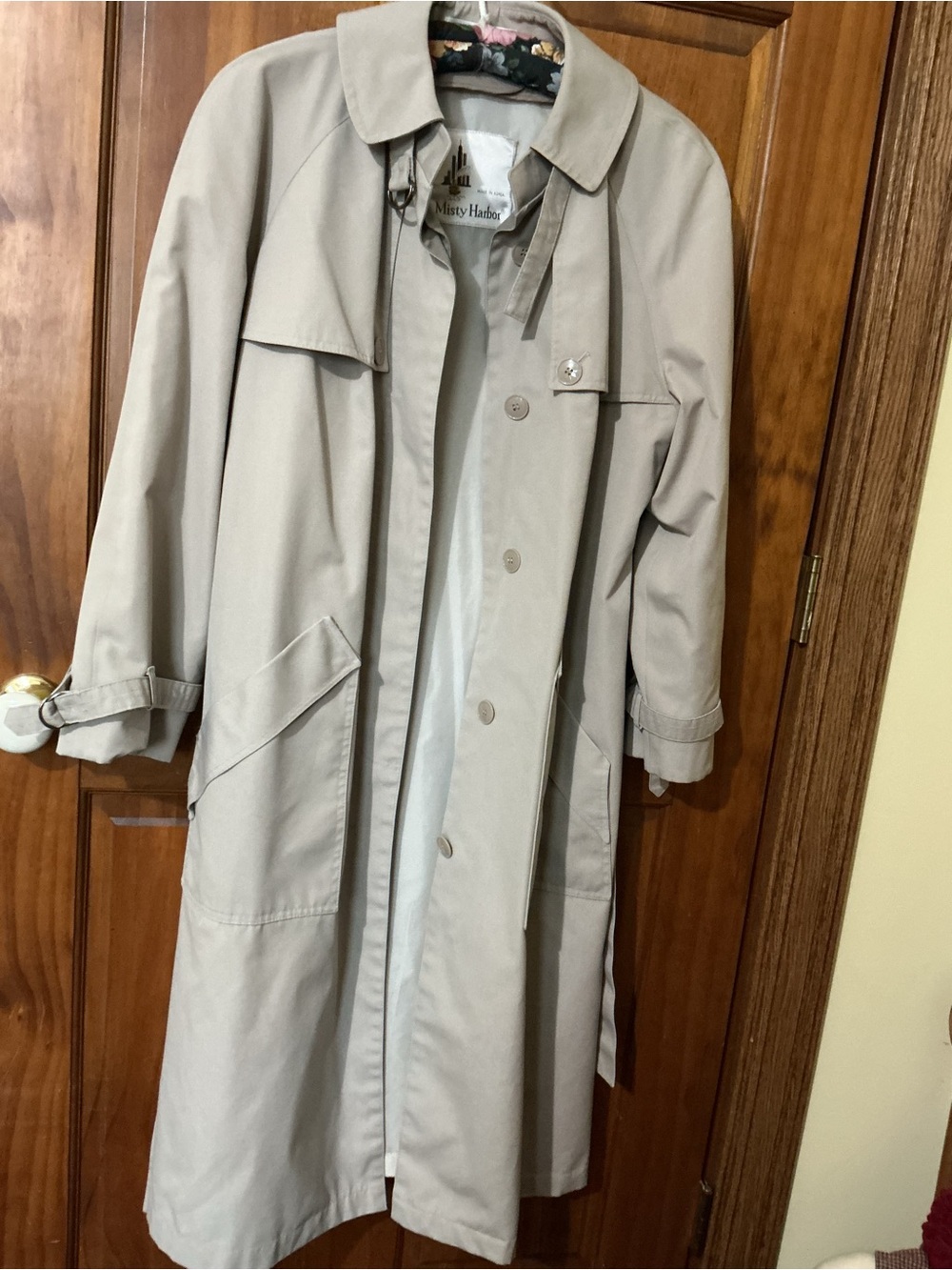 Classic Beige Trench Coat  Misty Harbor